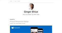 Desktop Screenshot of gingershiue.com